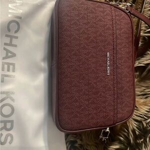 Michael Kors Men's Burgundy Belt Bag